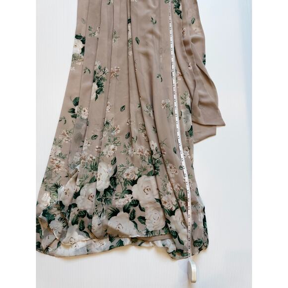 Show Me Your Mumu Floral Maxi Dress Women's Medium Chiffon Coquette Cottagecore - Picture 16 of 16